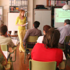 Clase presencial organizada por la Cámara de Comercio de Briviesca.-G.G.