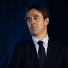 Lopetegui, en la conferencia de prensa en la que anunció la lista de 23 jugadores para Rusia.-AFP / GABRIEL BOUYS