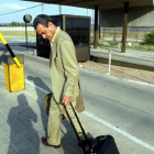 Mario Conde llega a la cárcel de Alcalá-Meco tras disfrutar de un permiso carcelario, en julio del 2004.-EFE / FERNANDO VILLAR