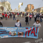 Imagen de una manifestación por la reanudación del centro de saldu García Lorca. SANTI OTERO