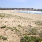 Lugar de la playa de Maroubra donde fue descubierto el cadáver del bebé.-Foto: AP / RICK RYCROFT