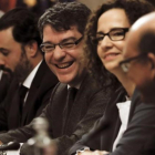 El ministro de Energía, Álvaro Nadal, durante su reunión con los grupos parlamentarios en el Congreso.-EFE / SERGIO BARRENECHEA
