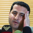 El científico nuclear iraní Shahram Amiri a su llegada al aeropuerto de Teherán el 15 de julio del 2010.-REUTERS / RAHEB HOMAVANDI