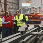 El alcalde visitó las instalaciones de Metálicas Estrumar donde están confeccionados los elementos metálicos del puente hasta en un 90%-RAÚL G. OCHOA