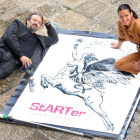 Regue Fernández y Estela Rojo son los creadores y componentes de  StARTer Proyectos Culturales.-ISRAEL L. MURILLO