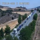 El atasco saltó a la Nacional I debido al corte de la AP-1. DGT
