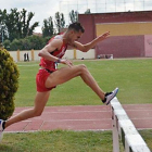 Dani Arce en plena acción en una prueba de 3.000 obstáculos-ECB