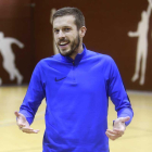 Nacho González, entrenador del UBU San Pablo Burgos.-RAÚL OCHOA