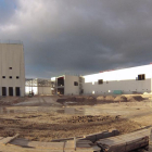 Las obras en la nueva fábrica presentaban ayer este estado.-ISRAEL L. MURILLO