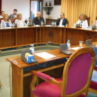 Imagen de archivo de un Pleno municipal en el Ayuntamiento de Aranda de Duero.-L.V.