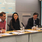 Presentación de los ‘Encuentros provinciales de flipaos por el medio ambiente’, ayer, en Burgos.-FUNDACIÓN OXÍGENO