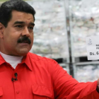 Maduro, en un acto de Gobierno, este domingo, en Caracas.-EFE