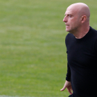 Calero, entrenador del Burgos CF. SANTI OTERO