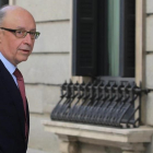 Cristobal Montoro llega al debate de Presupuestos.-JUAN MANUEL PRATS