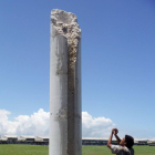 'Columna sin fin', obra de Bañuelos en la Bienal de la Habana.-Alberto Bañuelos