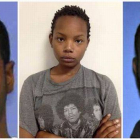 Tres de los cuatro detenidos por matar a los dos policías. De izquierda a derecha, Marvin Banks, Joanie Calloway y Curtis Banks.-Foto: REUETRS