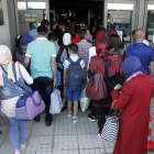 Llegada de 155 refugiados sirios procedentes de Líbano a España en cumplimiento del Programa Nacional de Reasentamiento.-ICAL