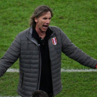 Ricardo Gareca, entrenador de la selección de fútbol de Perú.-