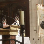 Maribel Bringas durante la lectura del pregón.-RAÚL G. OCHOA