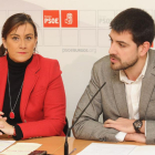 Ana Sánchez y David Jurado, durante la rueda de prensa de ayer.-ISRAEL L. MURILLO