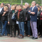 Compañeros de Simón en el PSOE como Fernando Campo, Julio Villarrubia o José María Jiménez acudieron al funeral.-E.M.