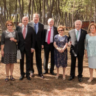 El aniversario se celebró con un cóctel y posterior comida en las instalaciones de la bodega en Pedrosa.-J. I. BERDÓN