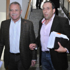 De Miguel y Lozano en las instalaciones de la Diputación de Soria.-V. GUISANDE
