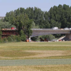 Estado de la obra del viaducto en Frandovínez.-RAÚL G. OCHOA