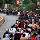Caravana de migrantes atraviesa Guatemala-EFE