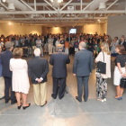 Cerca de doscientas personas acudieron a esta sala, que desde ayer rinde un «homenaje permanente» a Pedro Torrecilla.-ISRAEL L. MURILLO