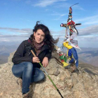 Soraya Cámara, una de las voluntarias que ha viajado a Ritsona.-ECB