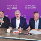 José María Fernández, José Ignacio Delgado y Lorenzo Rodríguez desgranan algunas de las enmiendas.-D.S.M.