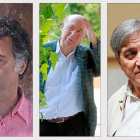 De izq. a dcha., Julio Llamazares, Miguel Sobrino, José María Pérez ‘Peridis’, José Luis Corral y Óscar Esquivias-ICAL