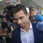 Rubén Castro, a la entrada de los Juzgados de Sevilla.-EFE