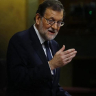 Mariano Rajoy comparece ante el pleno del Congreso.-AGUSTÍN CATALÁN
