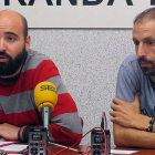 Guillermo Ubieto (izquierda) y Pablo Castillo en una rueda de prensa.-E.M.