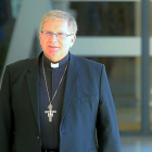 El obispo de Astorga, Juan Antonio Menéndez, en una imagen de hace dos semanas.-ICAL