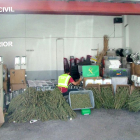 Imagen del material incautado por la Guardia Civil.-ECB