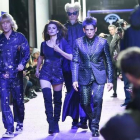 Owen Wilson, Penélope Cruz, Will Ferrell y Ben Stiller, en la pasarela de la Semana de la Moda de Nueva York, este martes.-AP / EVAN AGOSTINI
