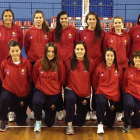 Plantilla del Castilla Sport Club que compitió el pasado miércoles en Palencia.-ECB
