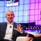 Tony Blair, durante su discurso en la Web Summitt de Lisboa.-