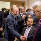 La cooperativa de crédito Caja Rural de Salamanca celebra su Asamblea General de socios, donde presentará los resultados del último año. En la imagen el presidente de Caja Rural Salamanca, Ernesto Moronta.-ICAL