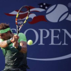 Rafael Nadal, durante su partido de segunda ronda, ayer en Nueva York.-AP