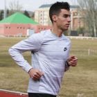 Jesús Gómez durante un entrenamiento en San Amaro.-RAÚL G. OCHOA
