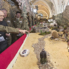 El Belén del Ejército, «actual» y muy preciso con los detalles.-ISRAEL L. MURILLO