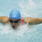Mireia Belmonte, durante los 200 metros mariposa de la prueba de la Copa del Mundo de piscina corta disputada en Moscú.-Foto: AP / PAVEL GOLOVKIN