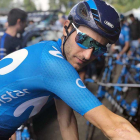 Carlos Barbero, en la primera etapa de la Route d’Occitanie.-MOVISTAR TEAM