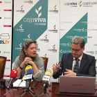 María de Pablos, Mercedes Rodríguez, Javier Arranz y Diana Martínez.-ECB
