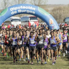 Instante de la salida del Cross de Atapuerca 2015.-SANTI OTERO