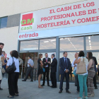 Recepción de autoridades previa a la inauguración oficial.-E.M.
